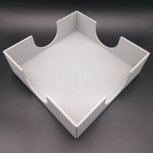 Square Napkin Holder Stand for 6 x 6 in Napkins Minimalist 3D Printed