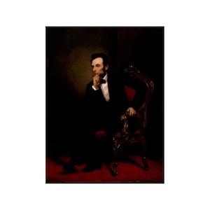 Abraham Lincoln by George Healy 1869 Painting Portrait Poster Print