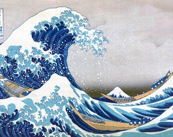 The Great Wave off Kanagawa Katsushika Hokusai Japan Painting Poster Art Print