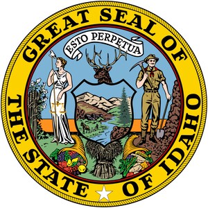 Seal of the State of Idaho United States Seals Poster Art Print