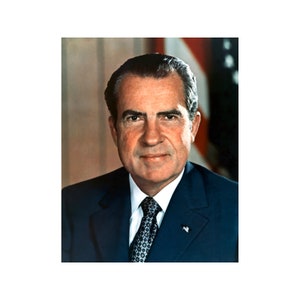 President Richard Nixon 1969 Portrait Photo Art Poster Print