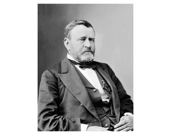 President Ulysses S. Grant 1875 Portrait Photo Art Poster Print