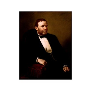 Ulysses Grant by Henry Ulke 1875 Art Painting Portrait Poster Print