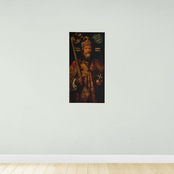 Emperor Charlemagne Albrecht Durer Portrait Painting Art Poster