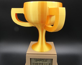 Vous êtes le gagnant Trophy Cup Jeu de jeux vidéo Retrogaming imprimé en 3D
