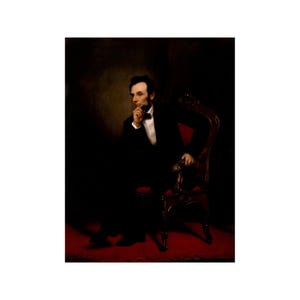 Abraham Lincoln by George Healy 1869 Painting Portrait Poster Print