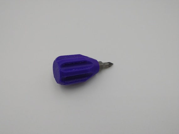 3D Printed Mini Hex Bit Screwdriver Handle – Small Bit Holder Tool – Pick Color