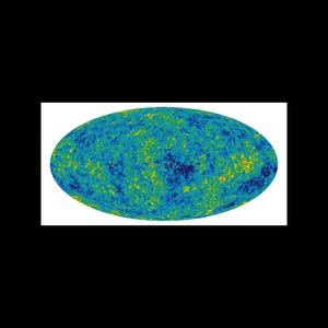 Cosmic Microwave Background Radiation Full Sky Space CMB Photo Poster Art Print
