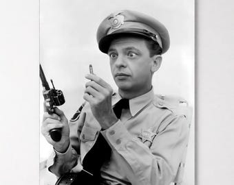 Don Knotts Deputy Barney Fife Andy Griffith Show Bullet Photo Poster Art Print