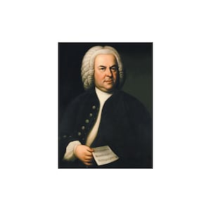 Johann Sebastian Bach Elias Gottlob Haussmann Painting Poster Print