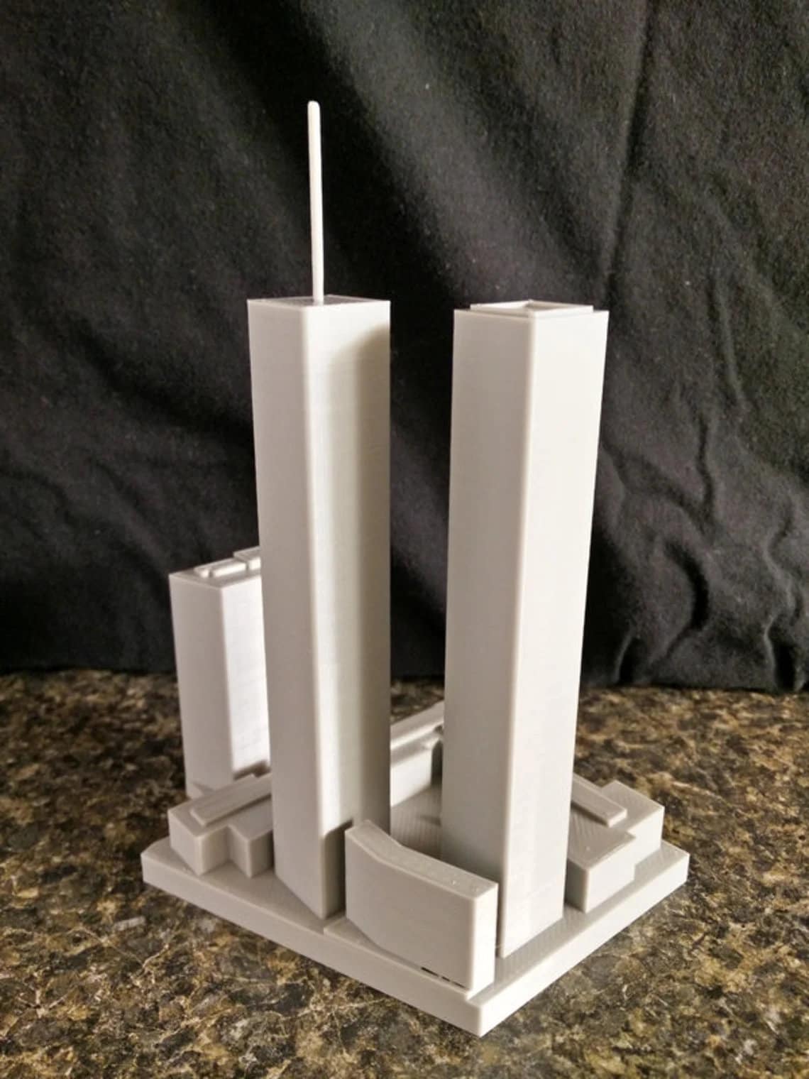 米国クリスタルワールド社 ワールドトレードセンター 置物 オブジェ インテリア 米国クリスタルワールド社 ワールドトレードセンター 置物 オブジェ