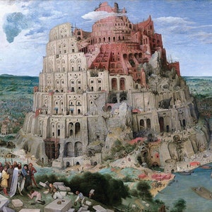 Tower of Babel Pieter Bruegel the Elder Painting Poster Art Print