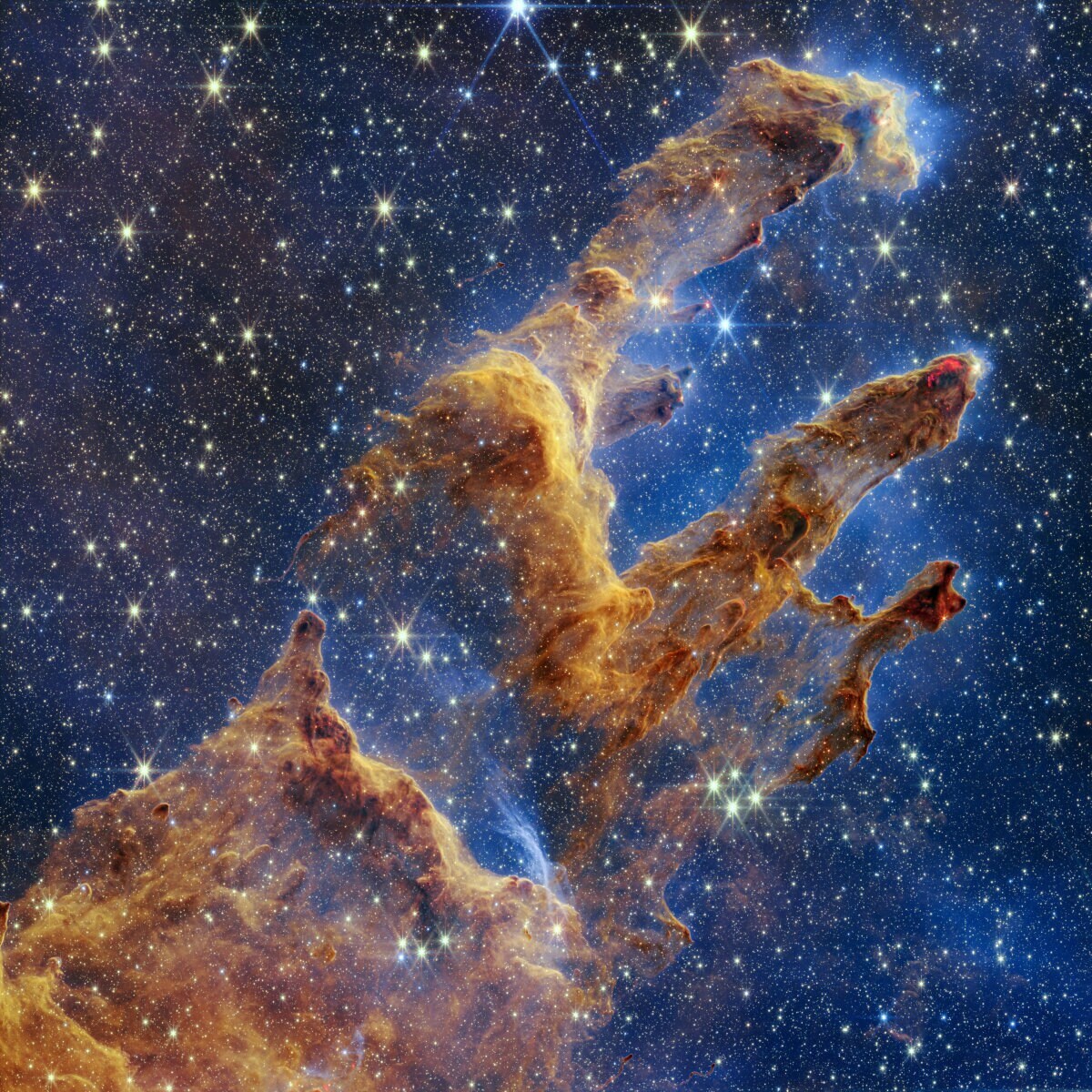 Pillars of Creation James Webb Space Telescope Nebula Stars Space