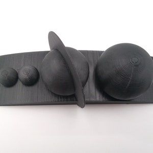 Solar System Scale Model Sun and Planets Astronomy 3D Printed - Etsy