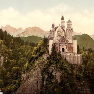 Neuschwanstein Castle, Upper Bavaria, Germany Photo Poster Print