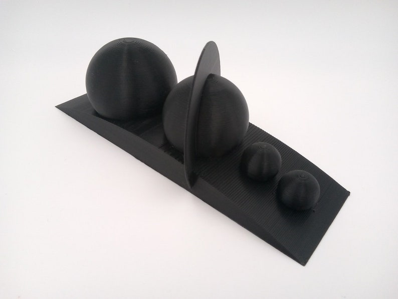 Solar System Scale Model Sun and Planets Astronomy 3D Printed - Etsy