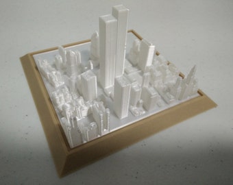 Original WTC World Trade Center Site Downtown Lower Manhattan New York Cityscape Architectural Model 6" - Many Options