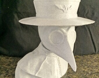 Medieval Plague Doctor 3D Printed Bust Statue Figurine Sculpture 5" - Choice of Size and Color
