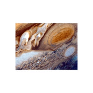 Clouds of Jupiter Great Red Spot Voyager 1 Probe Photo Poster Art Print