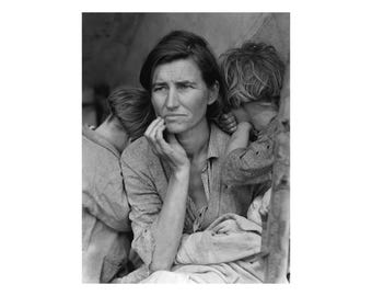 ドロシア・ラングの写真「移民の母」1936年 - Etsy 日本
