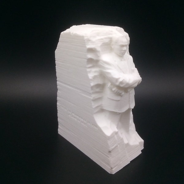 Martin Luther King Jr. Memorial Washington D.C. 3D Printed Model 4" - Pick Color