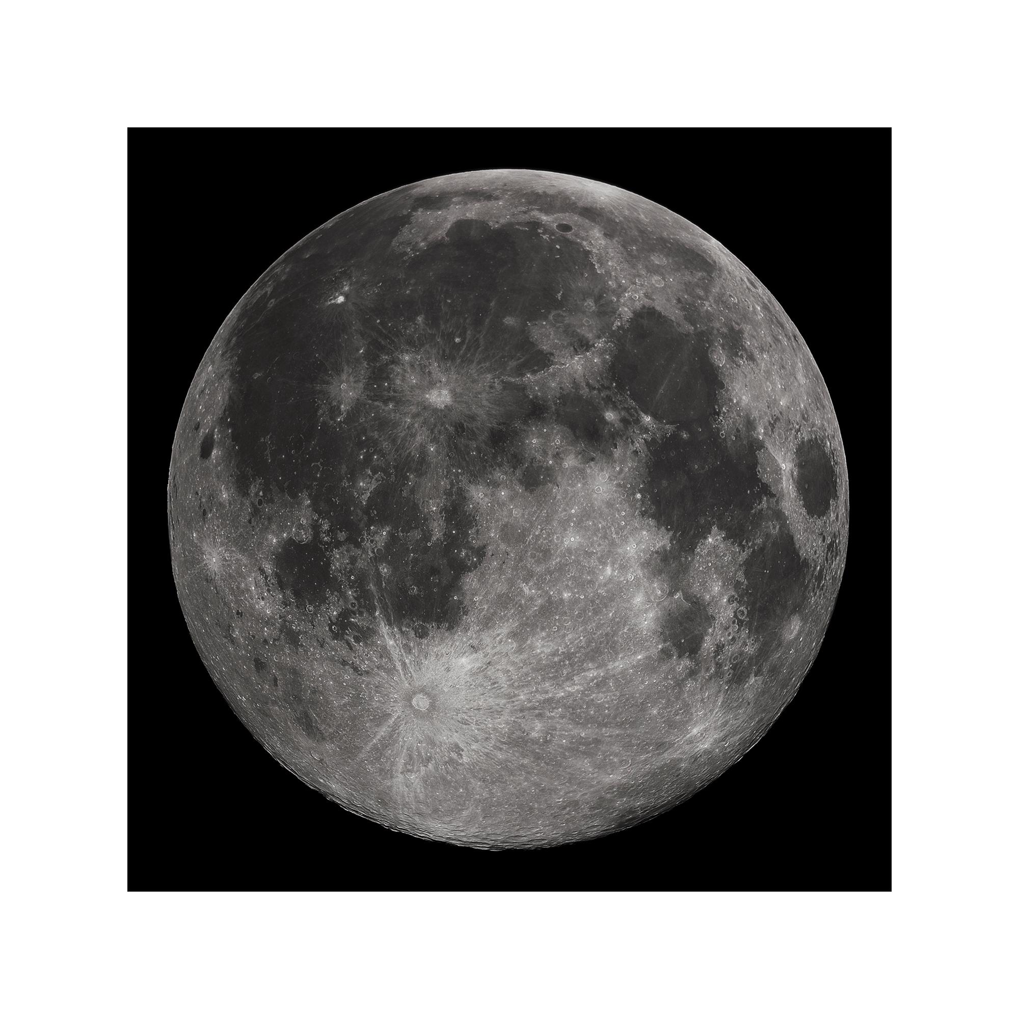 Full Moon Near Side Disk Close up Space Celestial Astronomy Photo