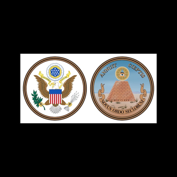 The Great Seal of the United States US USA Obverse + Reverse