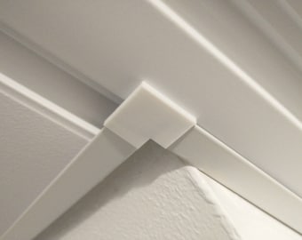 Suspended Drop Ceiling Tile 1 in T Bar T-Bar Frame Outside Corner Cap Cover Trim