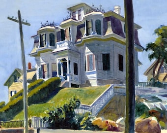 Haskell's House Edward Hopper 1924 Painting Poster Art Print