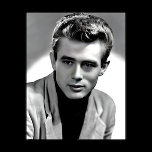 James Dean Actor Portrait Publicity Photo Poster Art Print