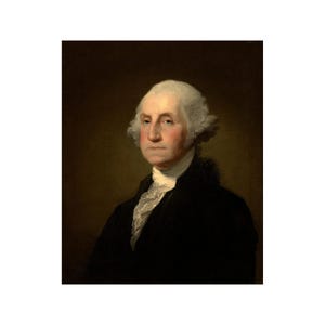 George Washington Gilbert Stuart 1803 Portrait Painting Poster Print
