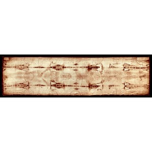 Full Shroud of Turin Jesus Christ Burial Cloth Photo Poster Art Print
