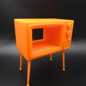 Vintage Retro Old School Atompunk T.V. TV Television Set Model Figure Sculpture 1950s - Choice of Color