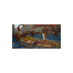 Ulysses and the Sirens by John William Waterhouse Painting Poster Art Print