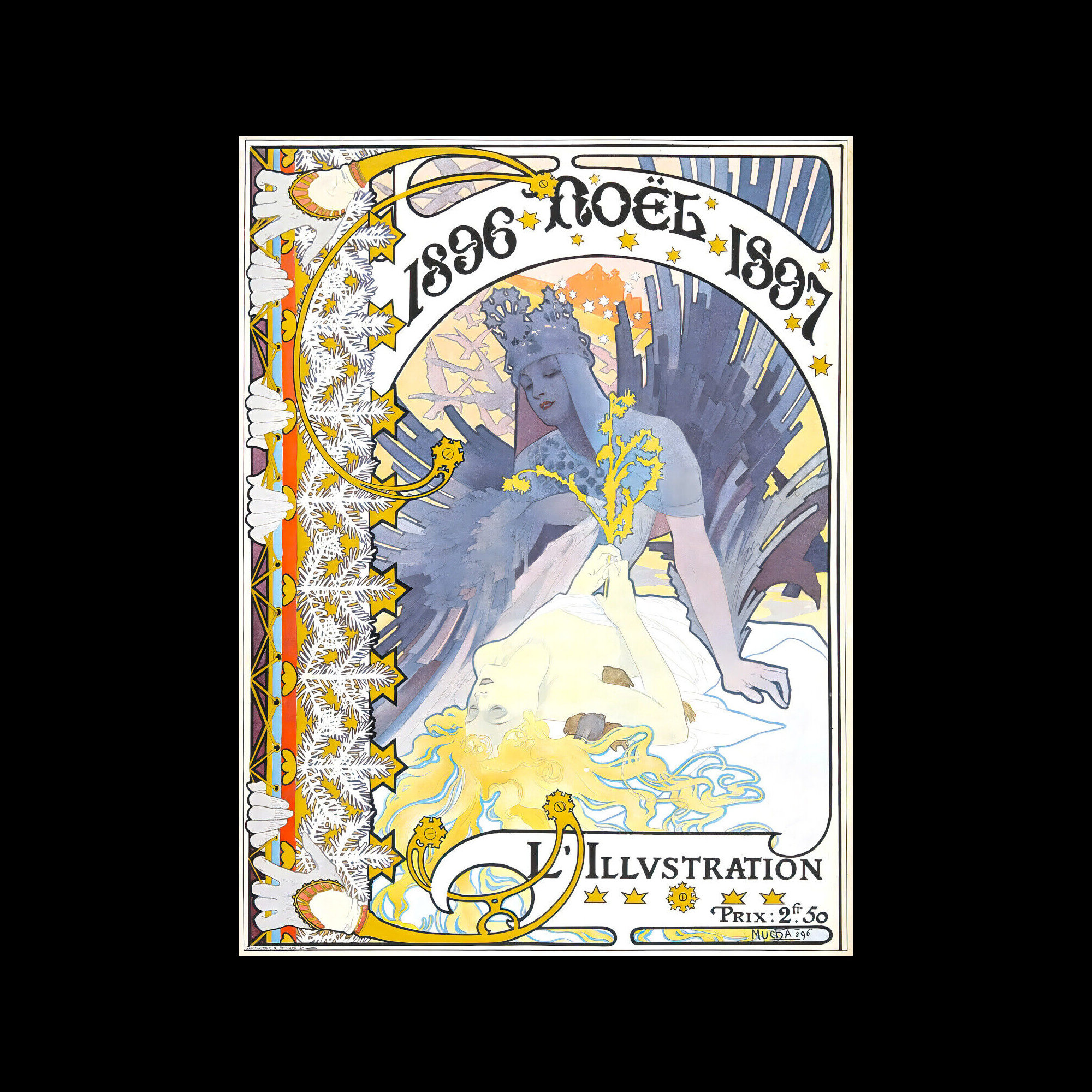[画集] ALPHONSE MUCHA F. Champenois Imprimeur Editeur (1897) by Alphonse Mucha