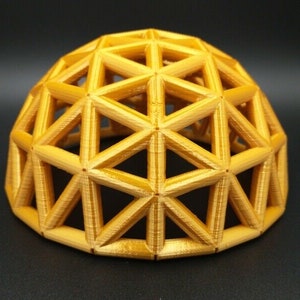 Geodesic Dome Buckminister Fuller 3D Printed Architectural Model 6&quot; PICK COLOR