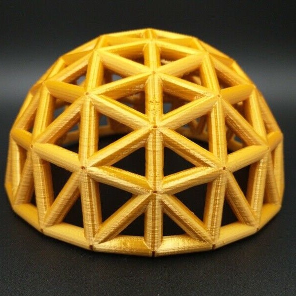 Geodesic Dome Buckminister Fuller 3D Printed Architectural Model 6" PICK COLOR