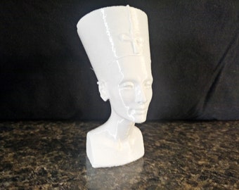 Nefertiti Antiguo Egipto Escultura de estatua de busto impresa en 3D - Elección de color