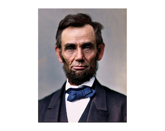 Abraham Lincoln Gardner 1863 Portrait Photo Poster Kunstdruck