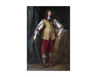 Prince Rupert, Count Palatine Anthony van Dyck 1637 Painting Poster Art Print