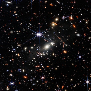 First Deep Field James Webb Space Telescope Stars Space Photo Poster