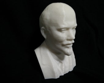 Vladimir Lenin 3D Printed Bust Statue Figurine Sculpture - Choice of Color