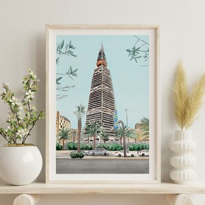 Riyadh Print, Saudi Arabia Wall Art, Saudi Arabia Decor, Riyadh ...