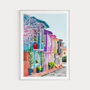 Istanbul Print, Turkey Wall Art, Watercolor Painting, Istanbul Cityscape, Turkish Art, Turkey Decor, Istanbul Printable Art, Travel Gift