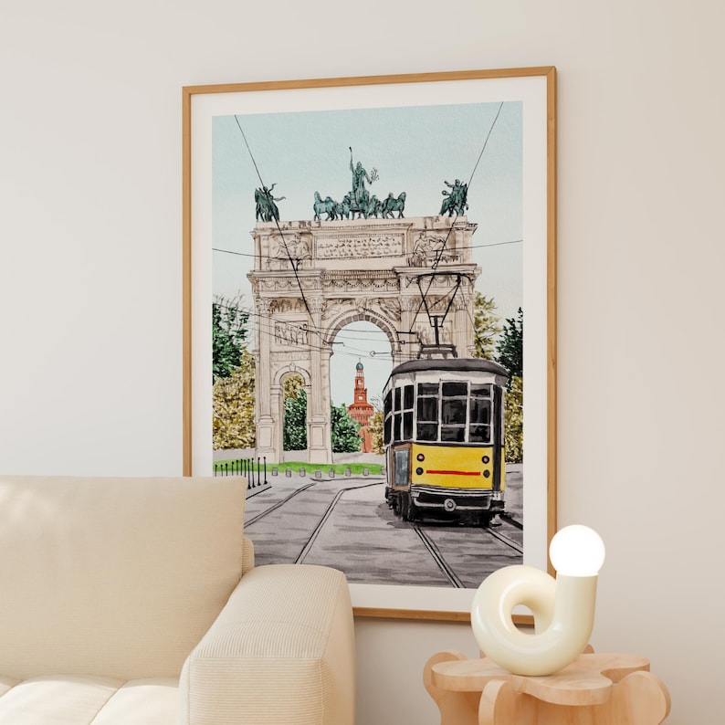 Italy Wall Art Set of 6: Watercolor Prints, Italian Cityscape Paintings, European Decor, Travel Gift, Digital Download | NorrskenArt image 2
