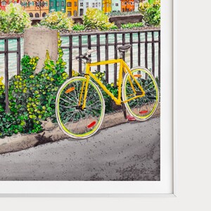 Innsbruck Watercolor Print, Austria Wall Art, Innsbruck Cityscape Painting, Austrian Decor, Travel Gift image 3