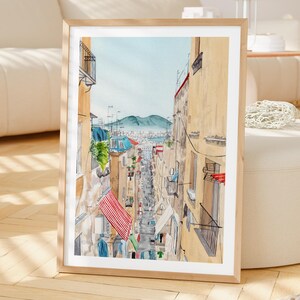 Italy Wall Art Set of 6: Watercolor Prints, Italian Cityscape Paintings, European Decor, Travel Gift, Digital Download | NorrskenArt image 7