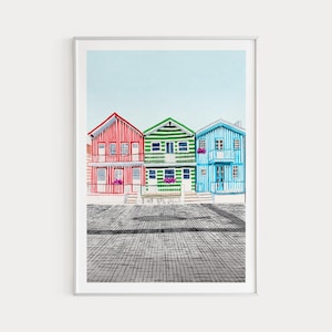 Aveiro Print, Portugal Wall Art, Watercolor Print, Aveiro Cityscape, Portuguese Art, Aveiro Painting, Europe Print, Aveiro Art, Travel Gift
