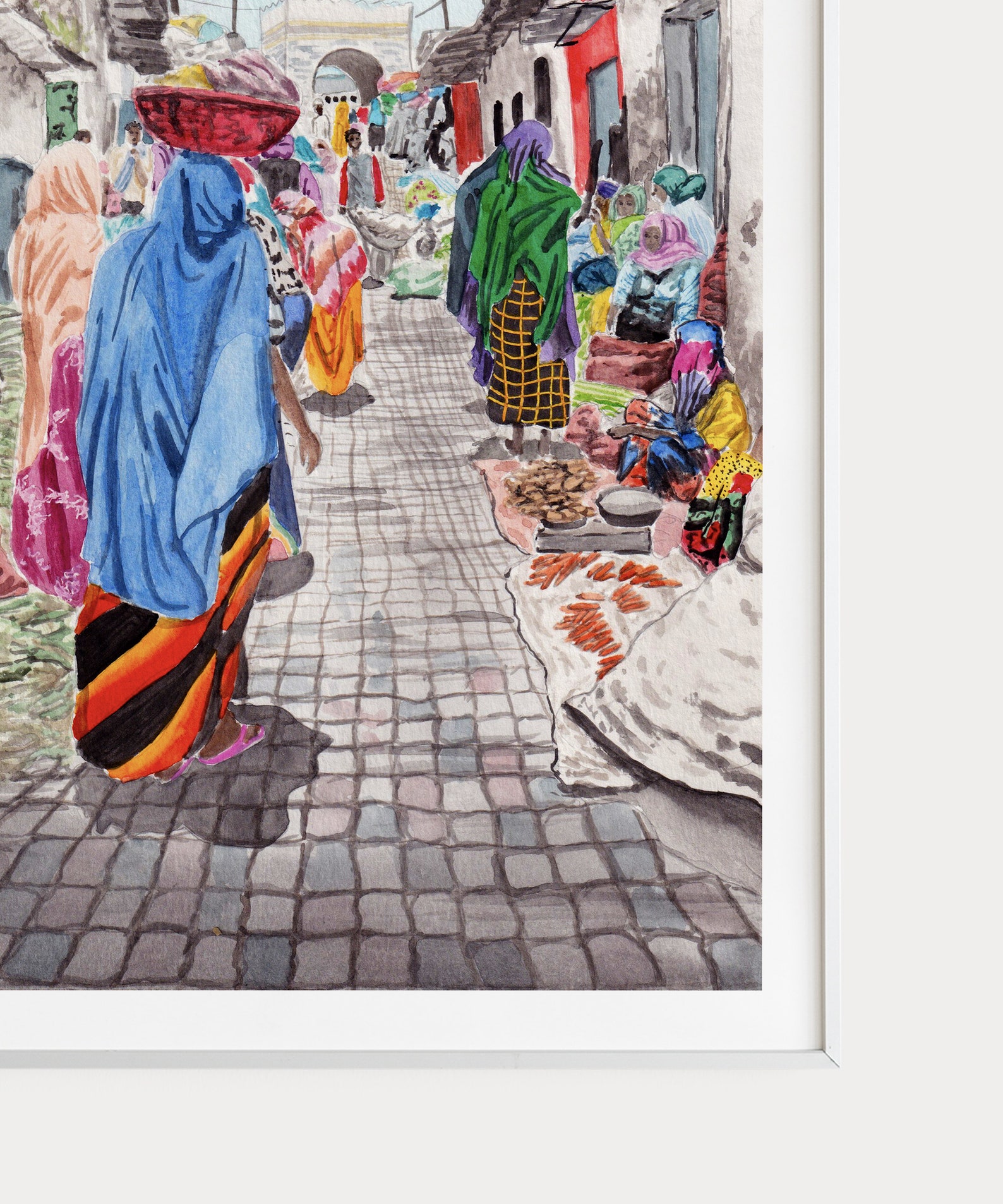 Ethiopia Print Ethiopia Wall Art Harar Cityscape Ethiopia Etsy