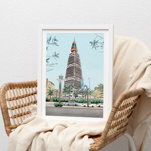 Riyadh Print, Saudi Arabia Wall Art, Saudi Arabia Decor, Riyadh ...